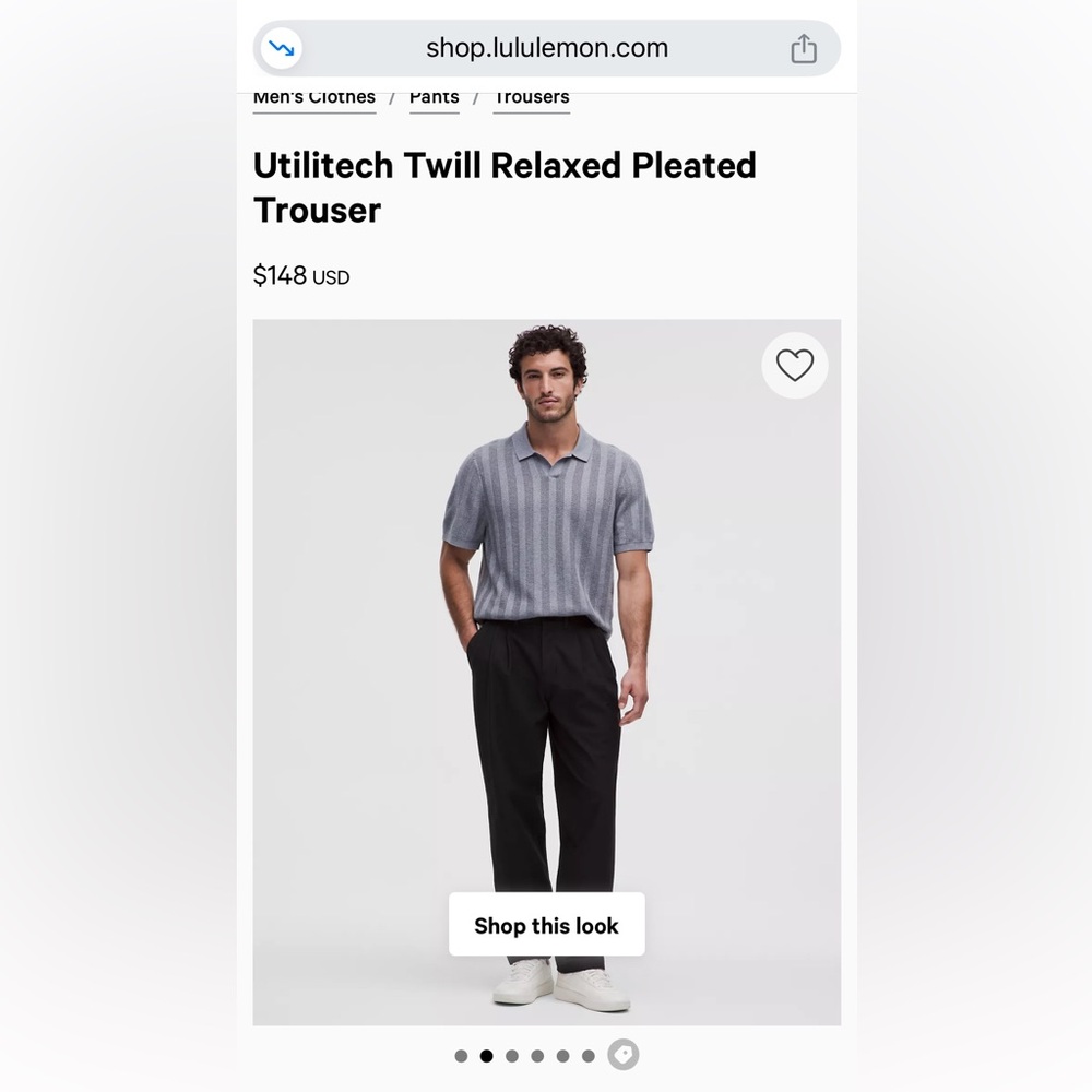 Mens Lululemon dress pants